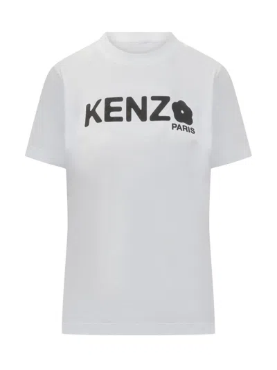 Kenzo Flower T-shirt In White