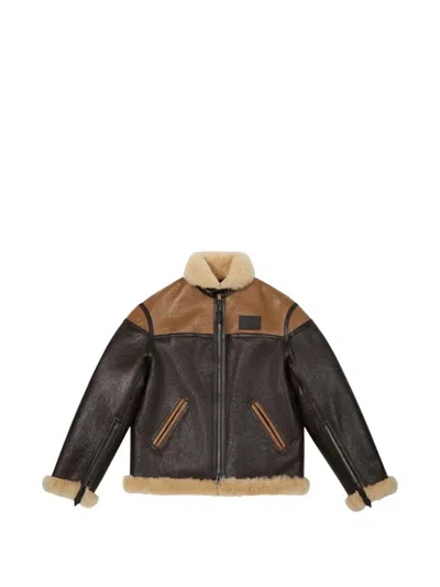 KENZO FLYING BOKE SHEARLING JACKET