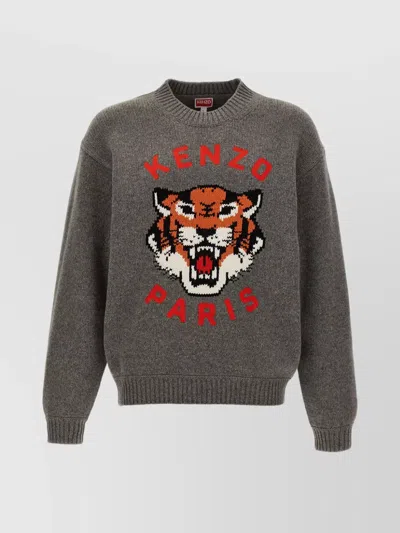 Kenzo Grey Rws Lucky Tiger Sweater
