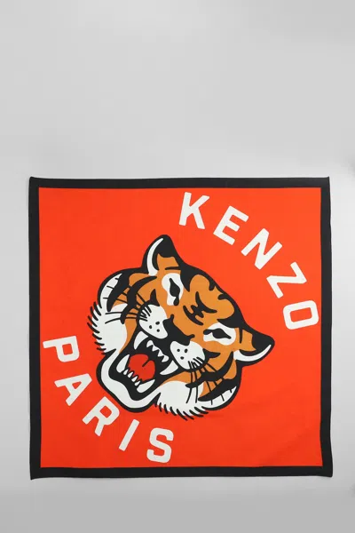 Kenzo Foulard In Red Cotton