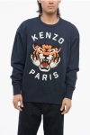 Kenzo Lucky Tiger Unisex Embroidered Oversized Sweatshirt