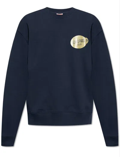 Kenzo Fruit Stickers Classic Sweatshirt In 蓝色