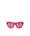 Kenzo Full-frame Logo Sunglasses In Pink