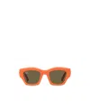 Kenzo Full Frame Sunglasses In Orange