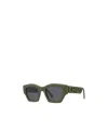 Kenzo Full Frame Sunglasses In Green