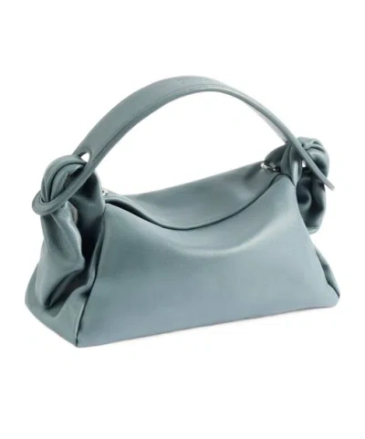 Kenzo ' Furoshiki' Bag In Leather In Blue