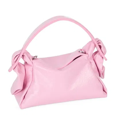 Kenzo ' Furoshiki' Mini Bag In Leather In Pink