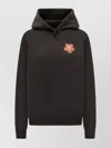 Kenzo Futura Graphic Flower Hoodie In Brown