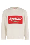 Kenzo X Futura 2000 Sweater In White Wool In White