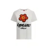 Kenzo T-shirt In Cotone Bianco  Donna In White