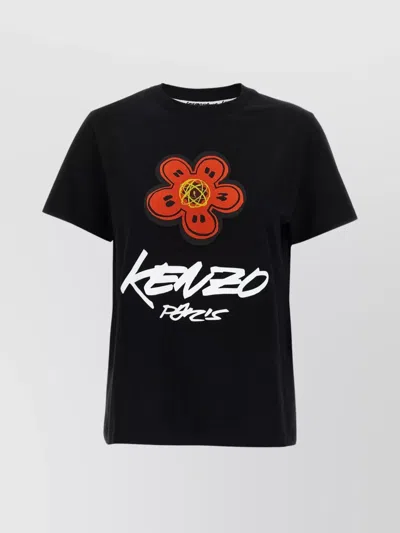 Kenzo 'future' Crew Neck Graphic Print T-shirt
