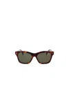 Kenzo Geometric Frame Sunglasses In Green