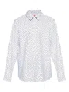 Kenzo Geometric-pattern Shirt In White