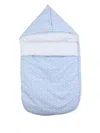 Kenzo Geometric-print Sleeping Bag In Blue