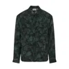 Kenzo Ghost Flower Print Shirt Jacket In Multi