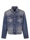 Kenzo Gilet Trucker In Blue