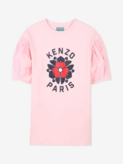 Kenzo Babies'  Girls Boke Flower Dress In Pink