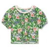 Kenzo Boke-flower Cotton T-shirt In Green