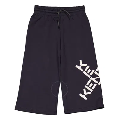 Kenzo Kids'  Girls Charcoal Grey Cotton K Sports Logo Joggers