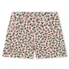 Kenzo Floral-print Cotton Shorts In White