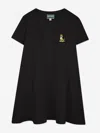 Kenzo Tiger-motif Dress In Black