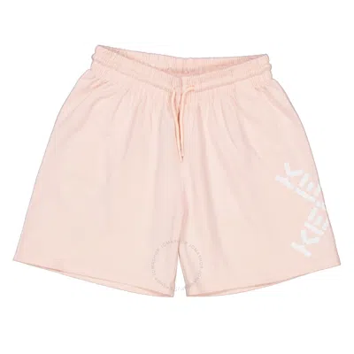 Kenzo Girls Pink K Sports Logo Bermuda Shorts