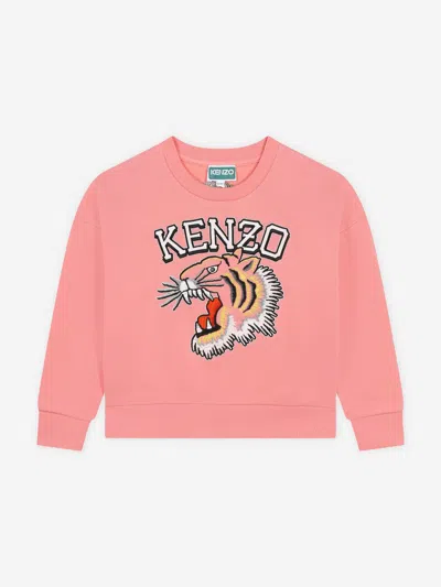 KENZO KENZO GIRLS TIGER LOGO SWEATSHIRT