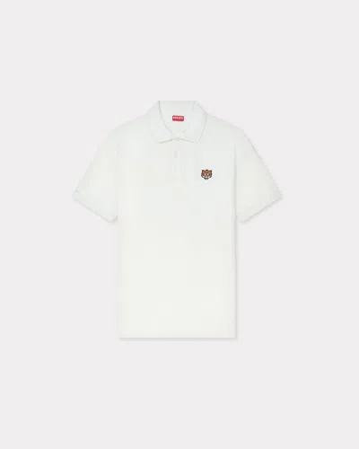 Kenzo Got  Happy Tiger Polo In White