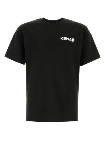 Kenzo Logo Short-sleeved T-shirt In Black