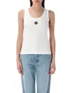 Kenzo Gots Boke Flower 2.0 Embroidered Tank To In White