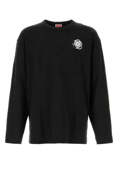 Kenzo Gots Boke Flower 2.0 Relax Long Sleeves T-shirt In Black