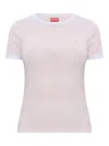 Kenzo Gots Boke Flower 2.0 Ribbed Top In Pink