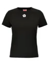 Kenzo 'floral 2.0' T-shirt In Black
