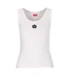 Kenzo Tank Top "boke Flower 2.0" In Black