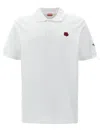 Kenzo "boke Flower" Polo Shirt In White