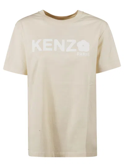 Kenzo Gots Boke Flower T-shirt In White