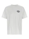 Kenzo White T-shirt With Logo On The Front And Maxi Logo On The Back In Blanco