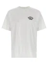Kenzo White T-shirt With Logo On The Front And Maxi Logo On The Back
