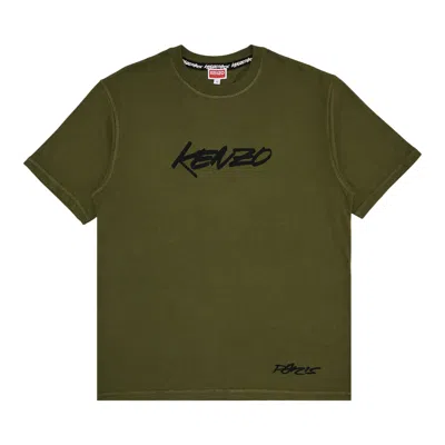 Pre-owned Kenzo Gots Futura Classic T-shirt 'khaki' | Green | Men's Size S