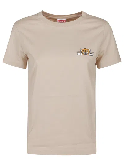 Kenzo Gots Happy Tiger Classic T-shirt In Multi
