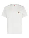Kenzo Gots  Happy Tiger Embroidered Classic Tshirt In White