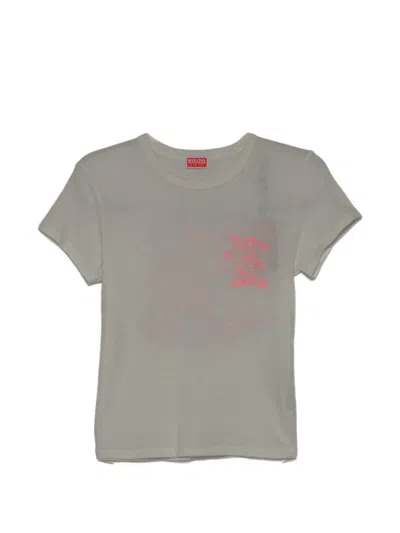 Kenzo Gots  Cartoon T-shirt In Gray