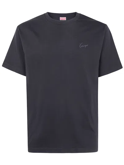 Kenzo "gots  Signature" Classic T-shirt In Gray