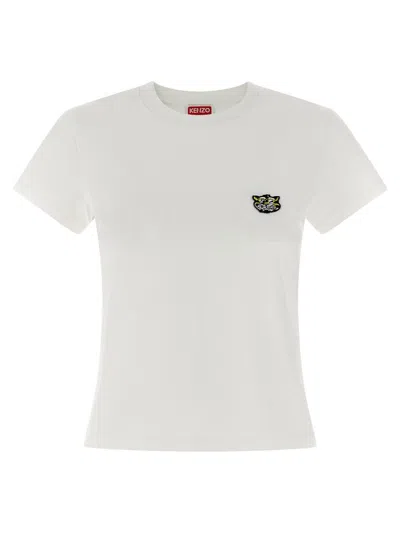 Kenzo Wild Tiger Gots Short Sleeve T Shirt In White