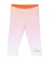 Kenzo Gradient-effect Leggings In Pink