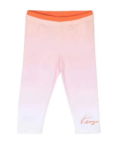 Kenzo Gradient-effect Leggings In Pink