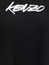 Kenzo Graphic Print Cotton T-shirt For Comfort In Black