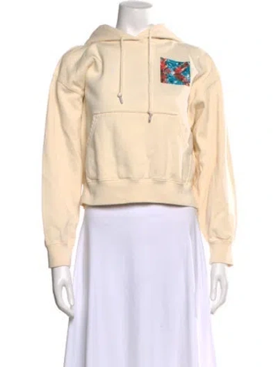 Pre-owned Kenzo Graphic Print Crew Neck Sweater In Neutral