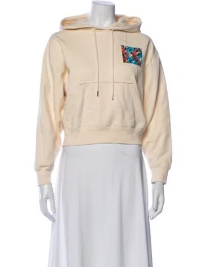 Pre-owned Kenzo Graphic Print Crew Neck Sweater In Neutrals