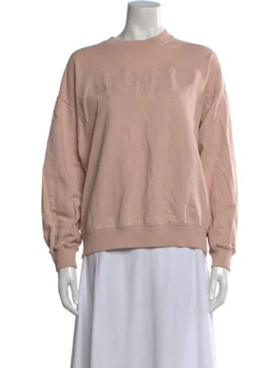 Pre-owned Kenzo Graphic Print Crew Neck Sweatshirt In Pink